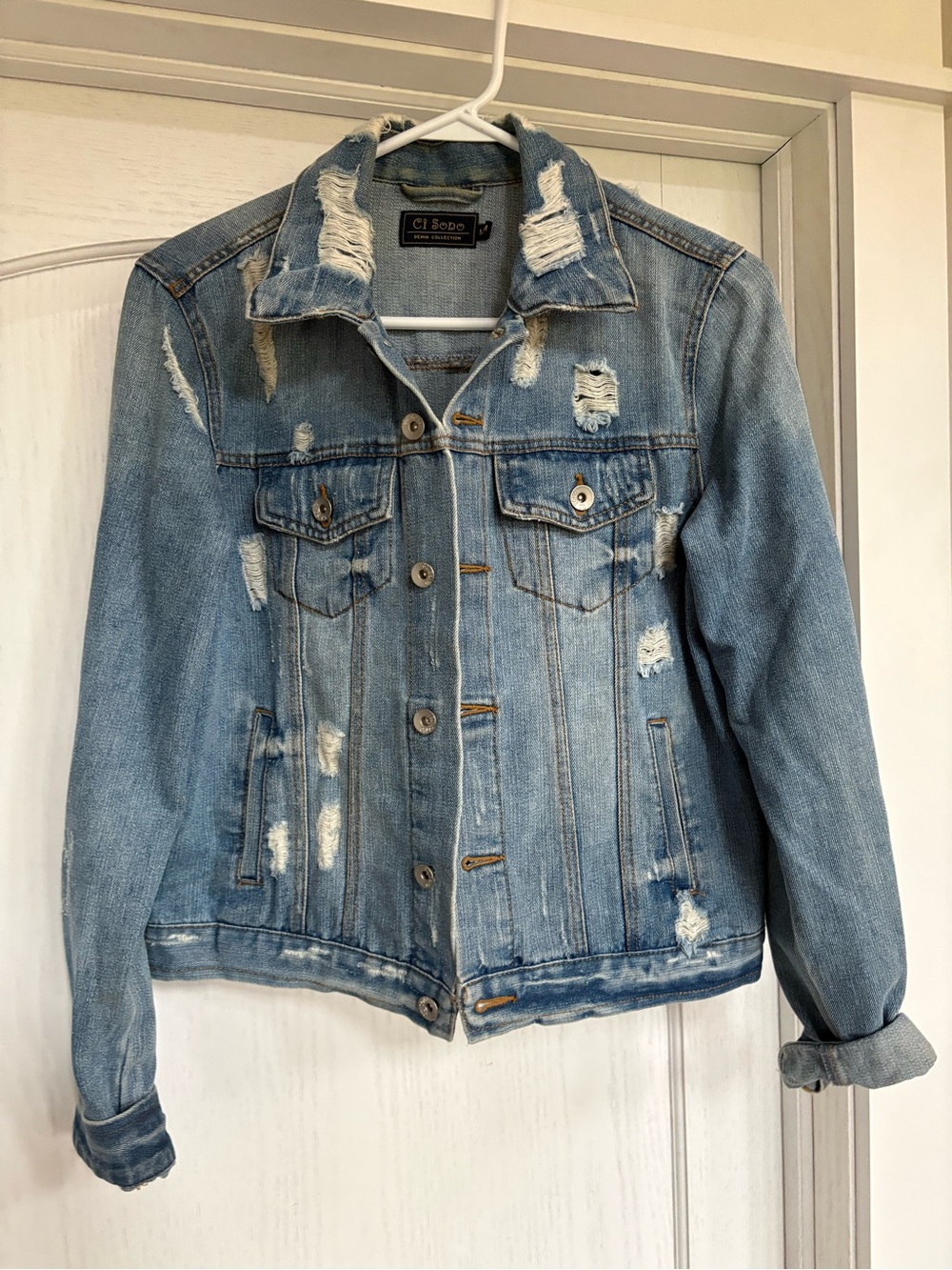 Ci Sono Light Blue Denim Jacket - Denim Collection Label
